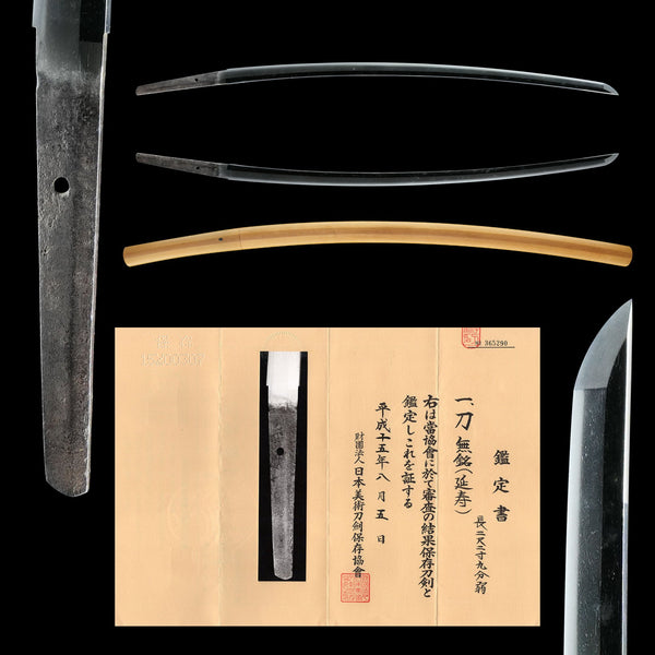 Antique Nihonto Katana Attributed to Enju NBTHK HOZON TOKEN Certificate | KatanaSwordArt Nihonto For Sale 2025