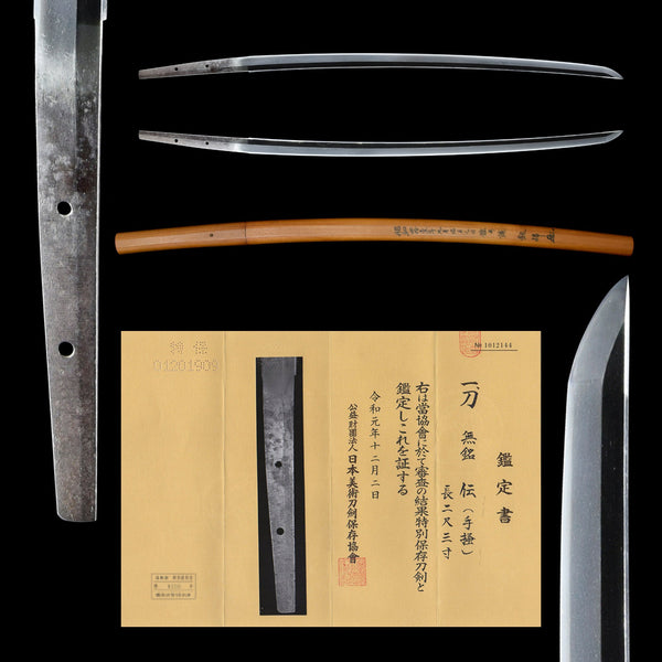 Antique Nihonto Katana Attributed to Tegai NBTHK TOKUBETSU HOZON TOKEN Certificate | KatanaSwordArt Nihonto For Sale