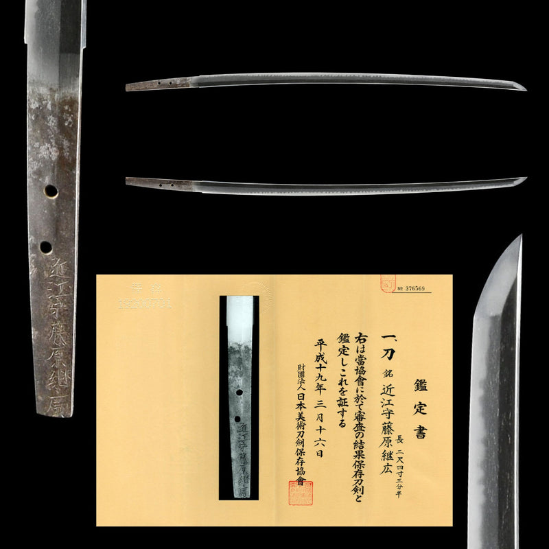 Antique Nihonto Katana Signed by Tsunetsugu NBTHK HOZON TOKEN Certificate | KatanaSwordArt Nihonto For Sale