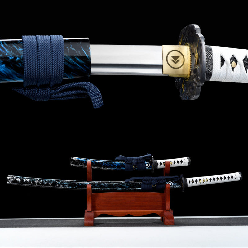 Katana and Tanto Set Ghost of Tsushima Spring Steel 對馬島 | KatanaSwordArt Katana For Sale