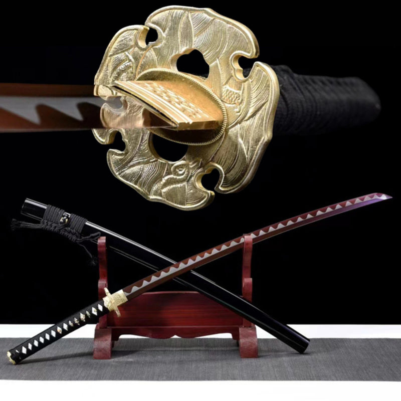 Katana Autumn Water Spring Steel Purple Blade 秋水 | KatanaSwordArt Katana For Sale