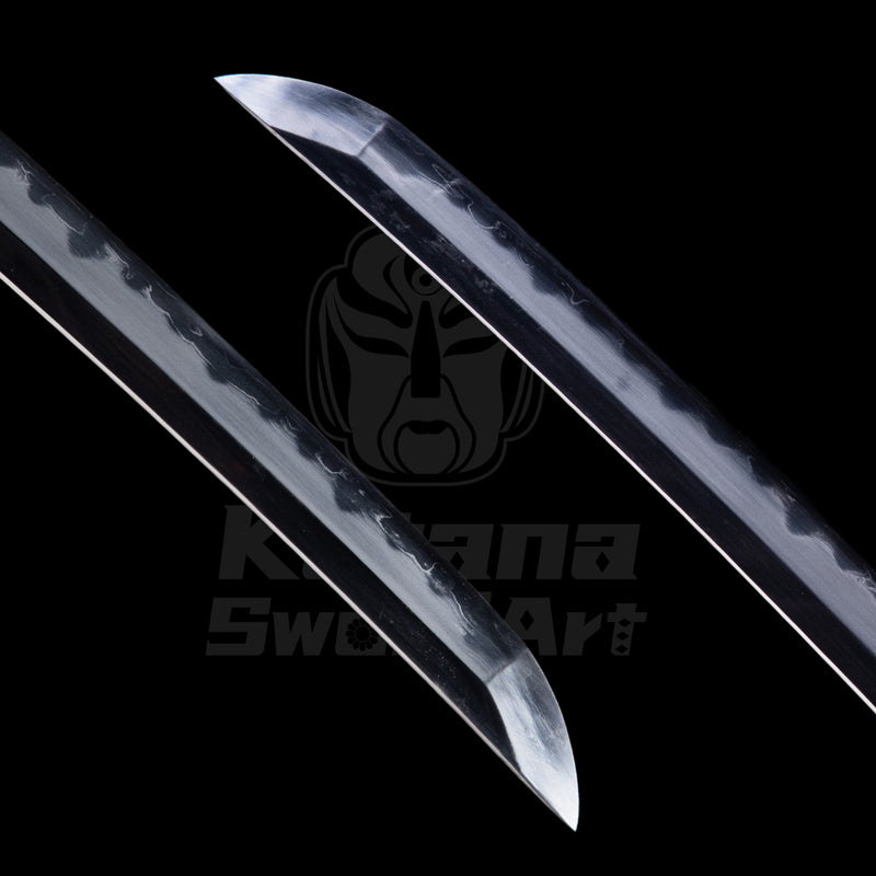 Katana Blade with Sanmai - gitae Forging, Misty Ji and Mirror Polished Shinogi - Ji | KatanaSwordArt Blade For Sale