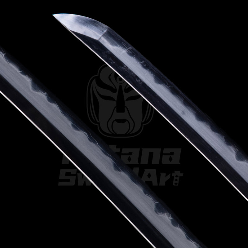 Katana Blade with Sanmai - gitae Forging, Misty Ji and Mirror Polished Shinogi - Ji | KatanaSwordArt Blade For Sale