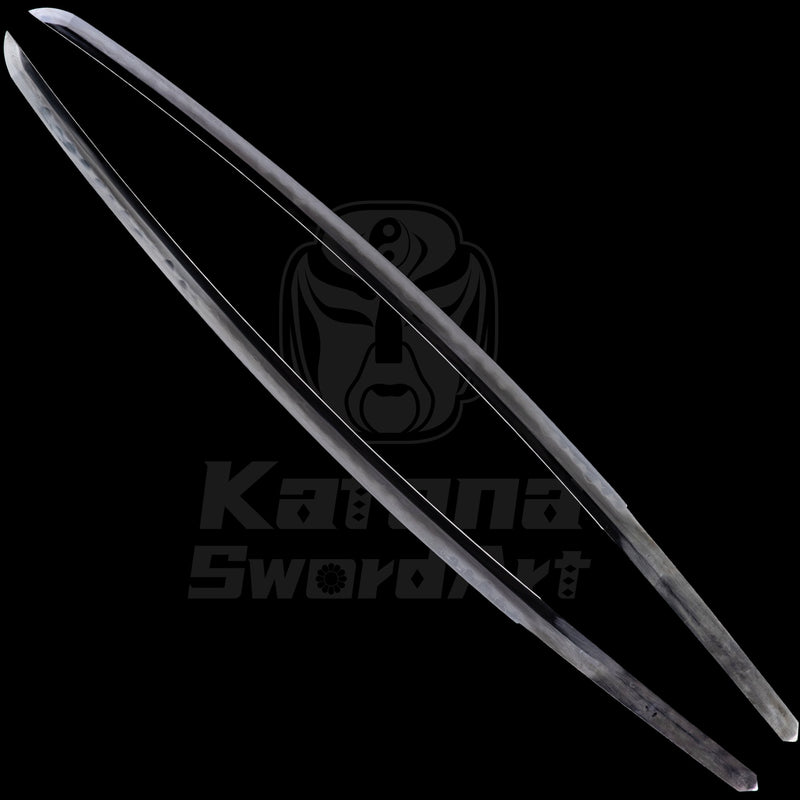 Katana Blade with Sanmai - gitae Forging, Misty Yakiba and Mirror Polished Shinogi - Ji | KatanaSwordArt Blade For Sale