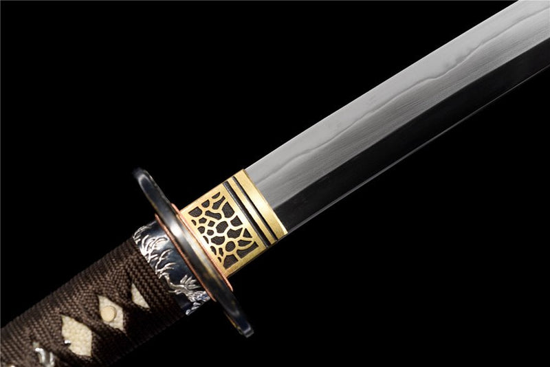 Katana Buffalo T10 Clay Tempered Black Saya 水牛 | KatanaSwordArt Katana For Sale