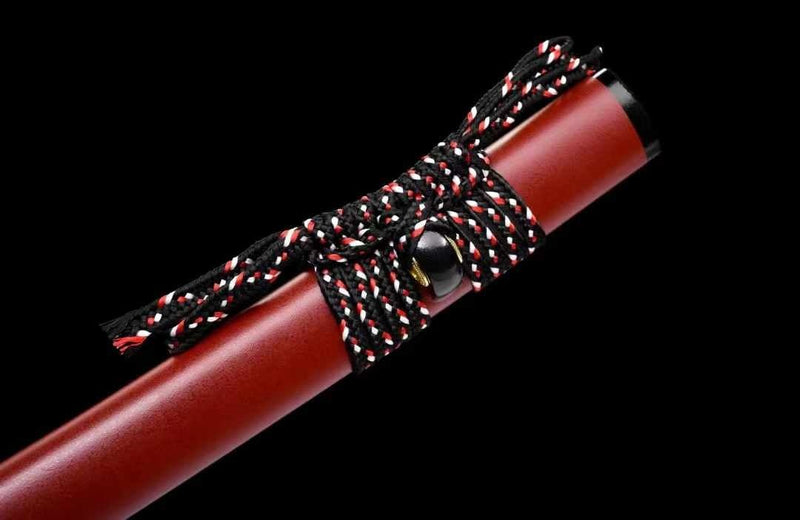 Katana ChiMo Spring Steel Red Saya 赤魔 | KatanaSwordArt Katana For Sale