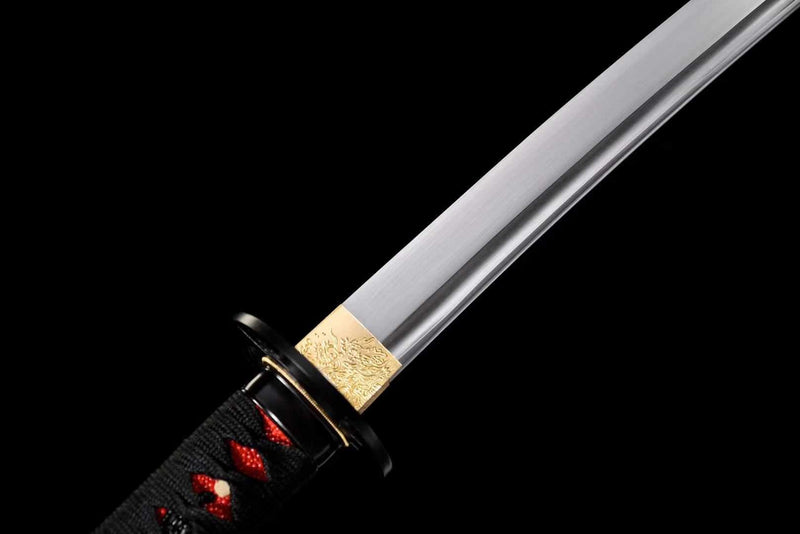 Katana ChiMo Spring Steel Red Saya 赤魔 | KatanaSwordArt Katana For Sale