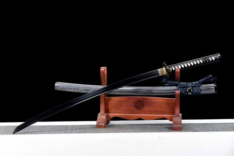 Katana Fengbao Spring Steel Black Blade 風暴 | KatanaSwordArt Katana For Sale