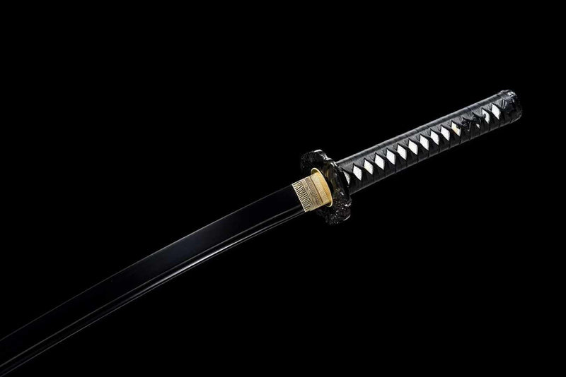 Katana Fengbao Spring Steel Black Blade 風暴 | KatanaSwordArt Katana For Sale