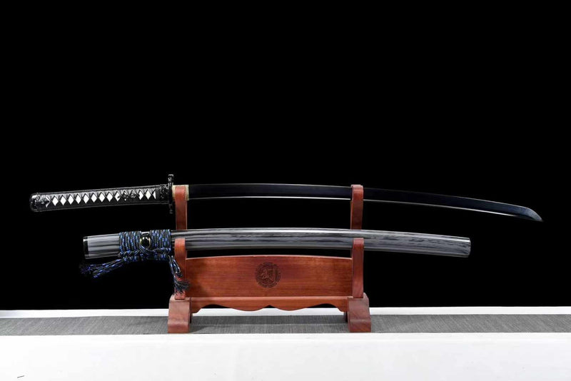 Katana Fengbao Spring Steel Black Blade 風暴 | KatanaSwordArt Katana For Sale