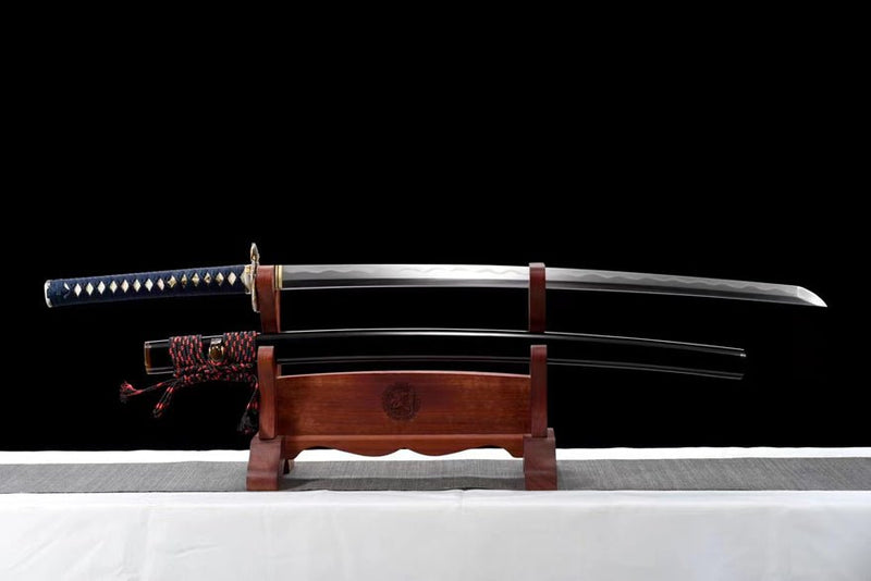 Katana LaiCai T10 Clay Tempered Ox Horn Saya 來財 | KatanaSwordArt Katana For Sale