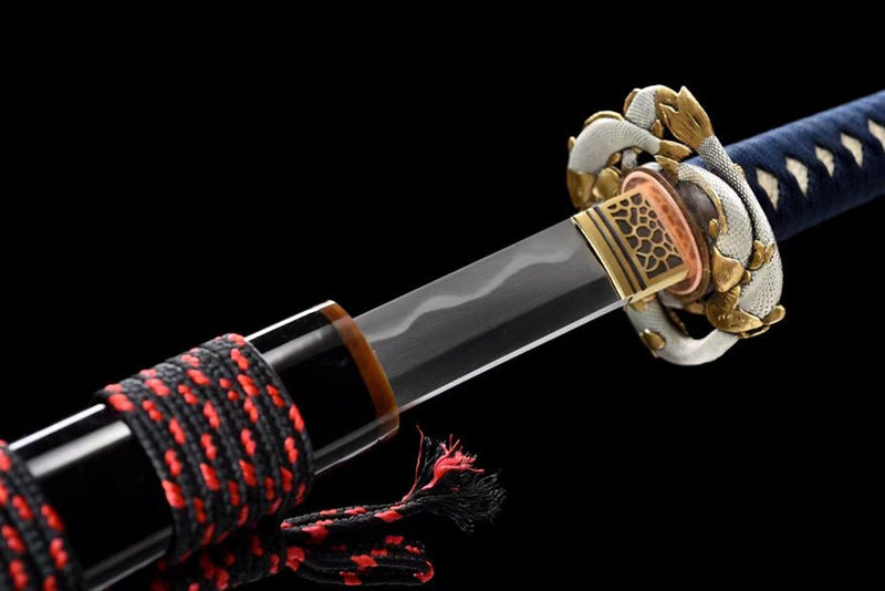 Katana LaiCai T10 Clay Tempered Ox Horn Saya 來財 | KatanaSwordArt Katana For Sale