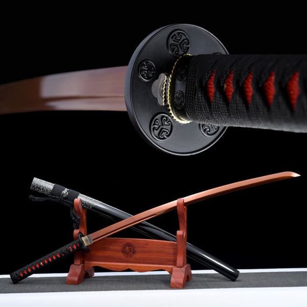 Katana Lihuo Spring Steel Red Blade 離火 | KatanaSwordArt Katana For Sale