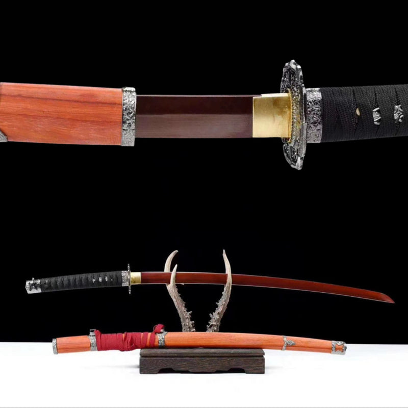 Katana Longren Manganese Steel Red Blade 龍刃 | KatanaSwordArt Katana For Sale