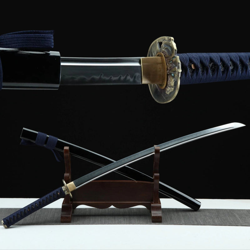 Katana Moren T10 Clay Tempered Black 魔刃 | KatanaSwordArt Katana For Sale