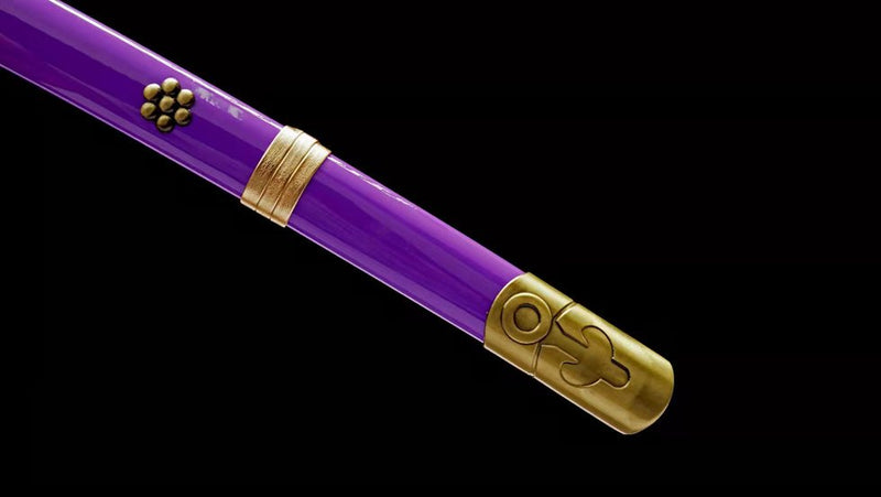 Katana One Piece Roronoa Zoro's Enma Purple Blade 紫閻魔 | KatanaSwordArt Katana For Sale