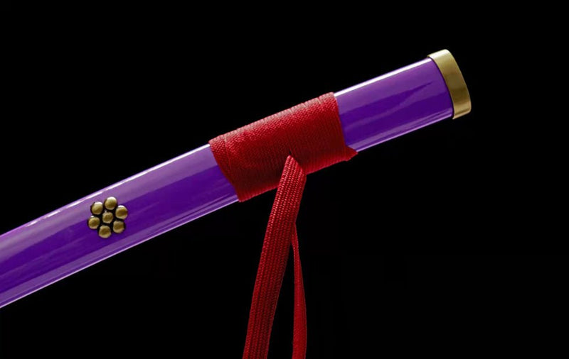 Katana One Piece Roronoa Zoro's Enma Purple Blade 紫閻魔 | KatanaSwordArt Katana For Sale