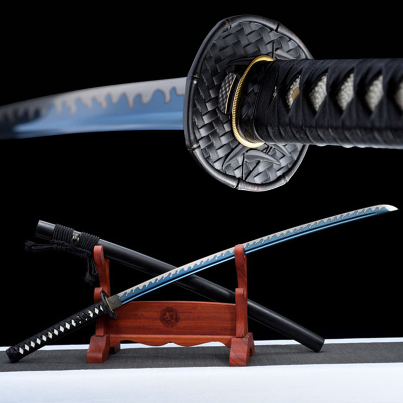 Katana Plover Manganese Steel Blue Blade 千鳥 | KatanaSwordArt Katana For Sale