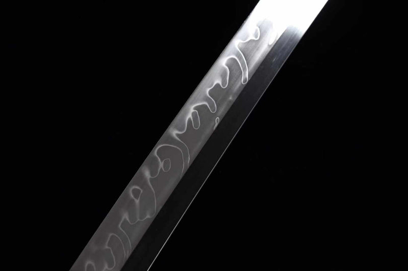 Katana Quanshou T10 Clay Tempered Black Saya 泉守 | KatanaSwordArt Katana For Sale