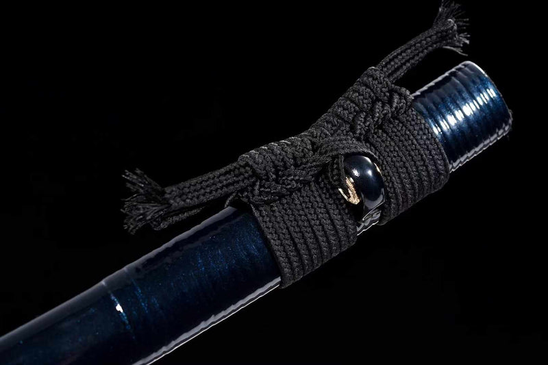 Katana Quanshou T10 Clay Tempered Black Saya 泉守 | KatanaSwordArt Katana For Sale