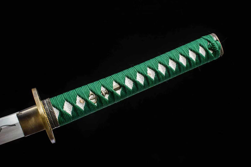 Katana ShengJi Manganese Steel Green Saya 生機 | KatanaSwordArt Katana For Sale