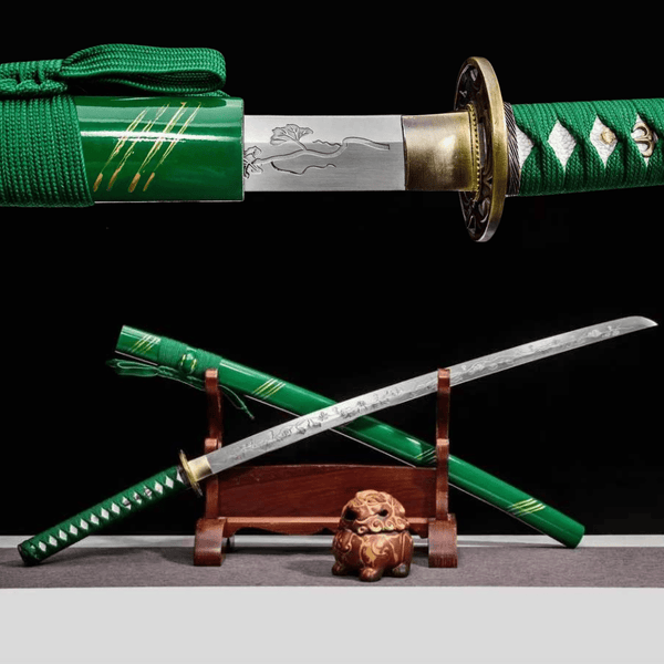 Katana ShengJi Manganese Steel Green Saya 生機 | KatanaSwordArt Katana For Sale 2025