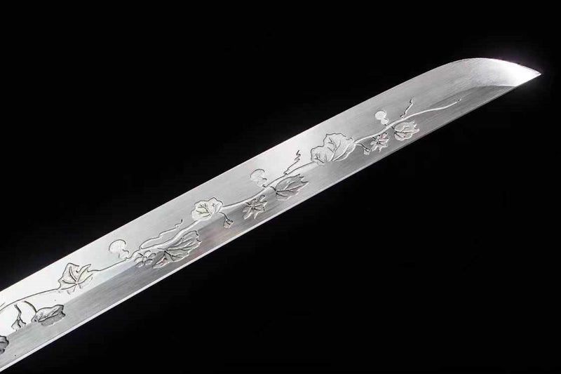 Katana ShengJi Manganese Steel Green Saya 生機 | KatanaSwordArt Katana For Sale