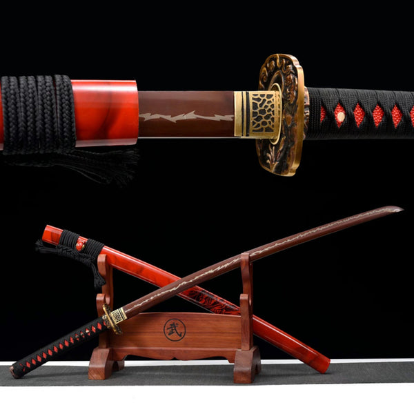 Katana Tianxie Manganese Steel Red Blade 天邪 | KatanaSwordArt Katana For Sale 2025