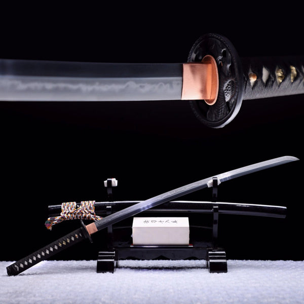 Katana Weihu Carbon Clay Tempered Steel Black Saya 威虎 | KatanaSwordArt Katana For Sale 2025