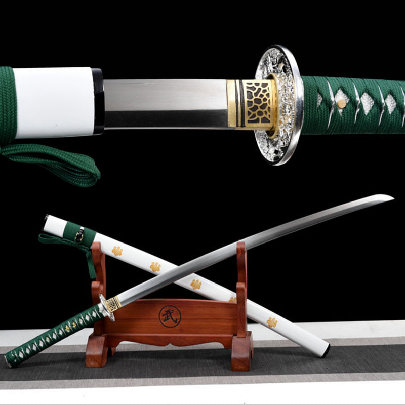 Katana WuQiTong Manganese Steel White Saya 五七桐 | KatanaSwordArt Katana For Sale