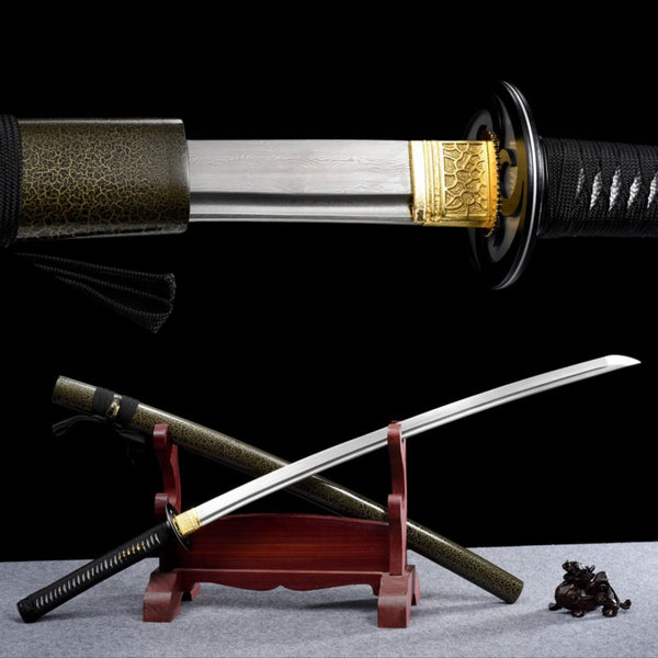 Katana Yinlun Damascus Folded 銀輪 | KatanaSwordArt Katana For Sale