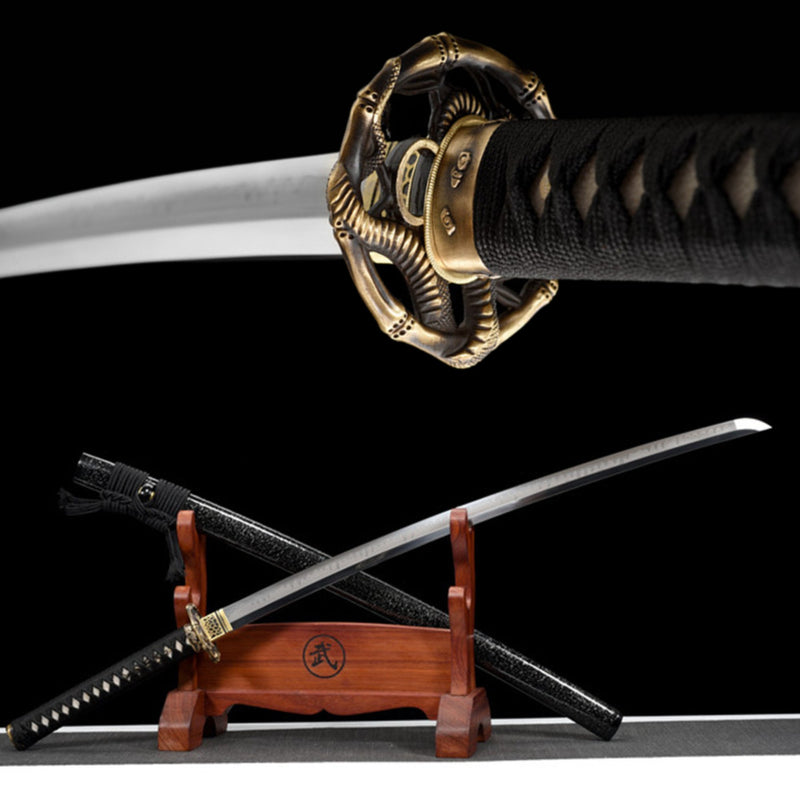 Katana Yunjian T10 Clay Tempered Black Saya 雲劍 | KatanaSwordArt Katana For Sale