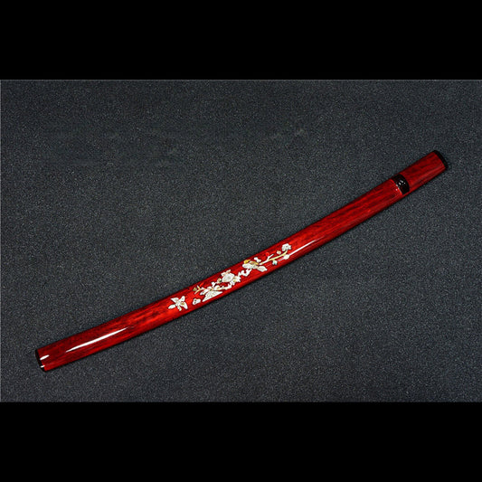 Saya with Mother of Pearl Inlay Length 76 cm | KatanaSwordArt Saya For Sale