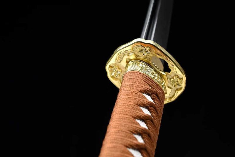 Tachi Sword JinZhuang T10 Clay Tempered Red Saya 金裝 | KatanaSwordArt Katana For Sale