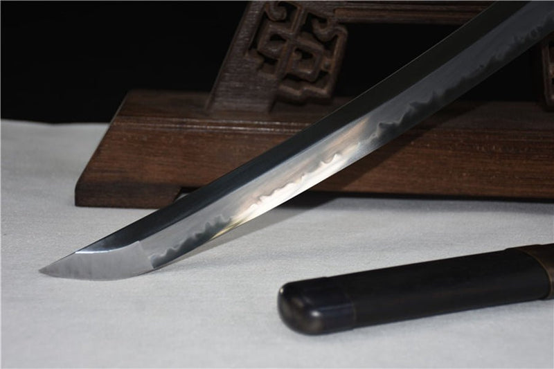 Tanto Sword HeiLi T10 Clay Tempered Rosewood 黑梨 | KatanaSwordArt Tanto For Sale