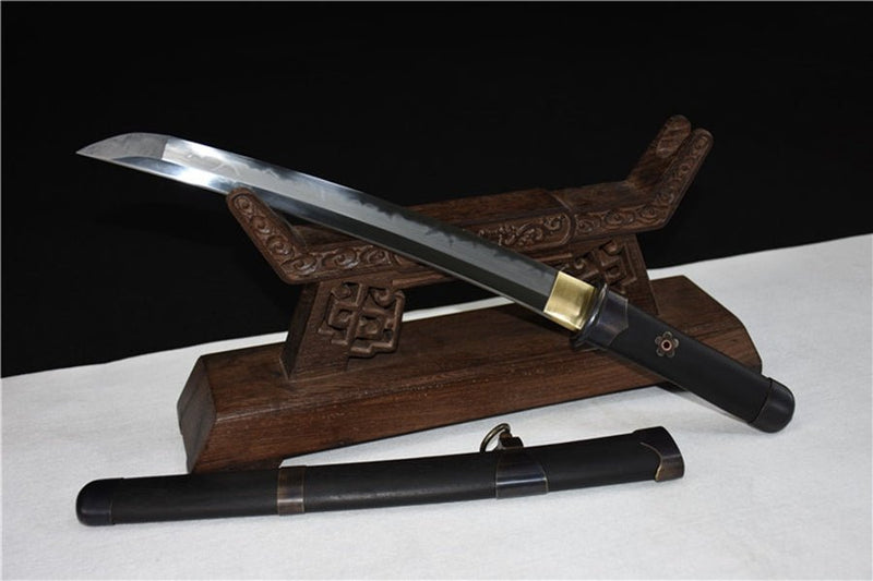 Tanto Sword HeiLi T10 Clay Tempered Rosewood 黑梨 | KatanaSwordArt Tanto For Sale