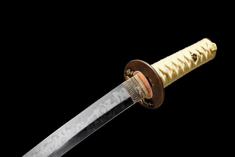 Tanto Sword JiangChuan T10 Clay Tempered Green 江川 | KatanaSwordArt Tanto For Sale