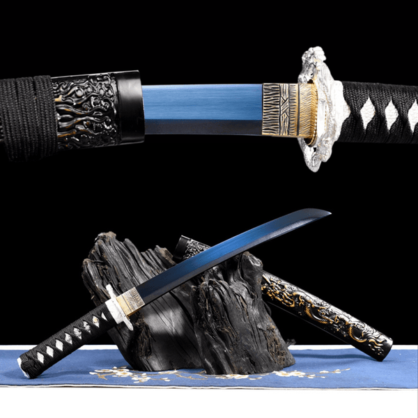 Tanto Sword LanYin Manganese Steel Blue Blade 藍銀 | KatanaSwordArt Tanto For Sale 2025