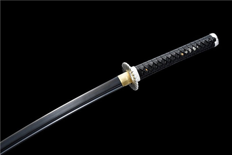 Katana HeiSha Medium Carbon Steel Black Blade 黑煞 | KatanaSwordArt Katana For Sale