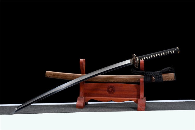 Katana Huangquan T10 Clay Tempered Brown Saya 黃泉 | KatanaSwordArt Katana For Sale