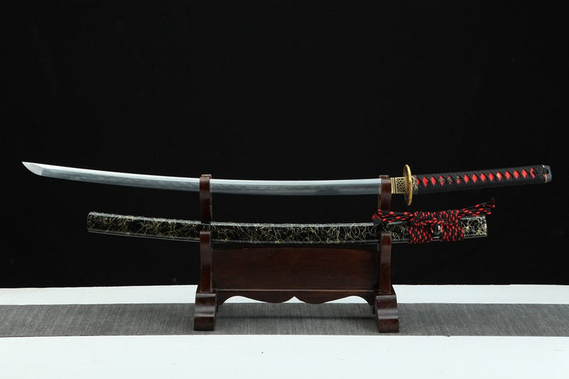 Katana Jiaochadao T10 Clay Tempered Marbling Saya 交叉道 | KatanaSwordArt Katana For Sale