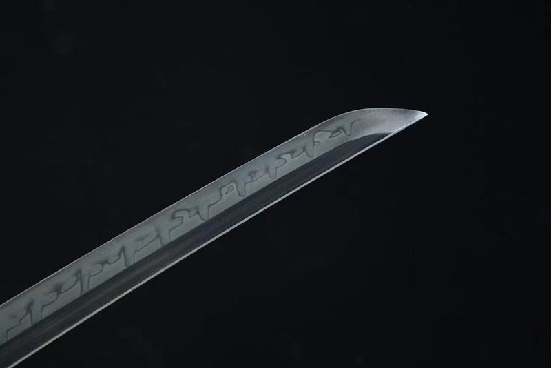 Katana Juesha 1095 High Carbon Clay Tempered Red Saya 絕殺 | KatanaSwordArt Katana For Sale