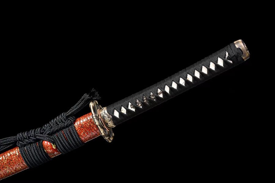 REAL Katana Wild Pythons T10 Clay Tempered Black Saya 狂蟒 | Japanese Swords