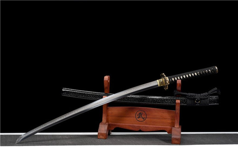 Katana Yunjian T10 Clay Tempered Black Saya 雲劍 | KatanaSwordArt Katana For Sale